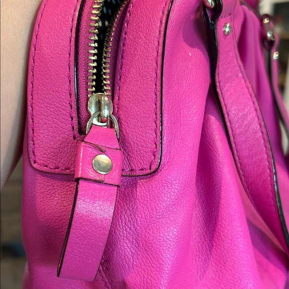 Leather Kate Spade Pink Five Points Kinsey Satchel Tote Bag - Picture 14 of 15